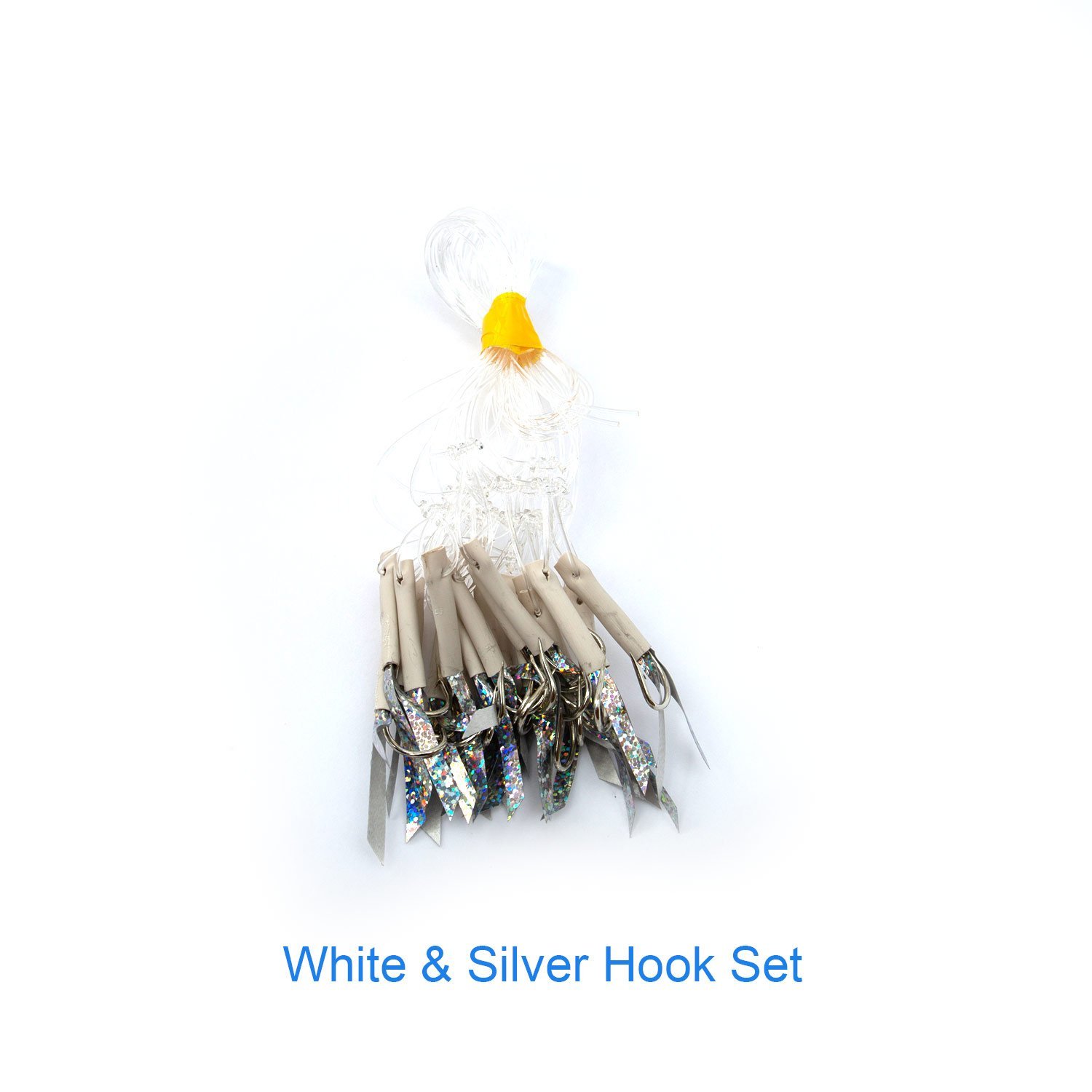 Eurofishing 5-Pack Herring / Mackerel Tinsel Rigs – Size 1/0 Hooks, Saltwater Ready